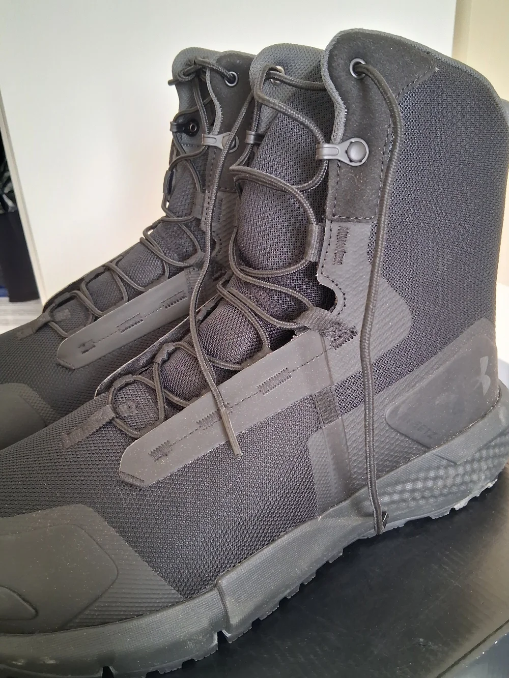 Under Armour Men's US SIZE 13 Black Tactical Lace-Up Boots NEW WITH BOX